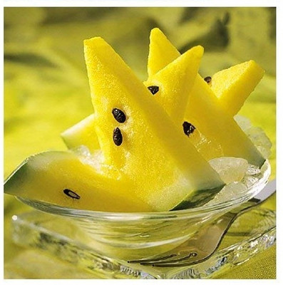 WILLVINE Green Watermelon Dwarf Potted Fruit Seeds-[600 Seeds] Seed(600 per packet)