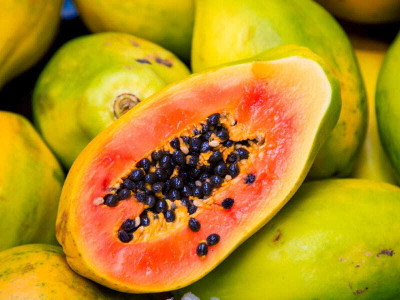 Pbevergreen Taiwan Papaya Seeds for Planting | F1 Hybrid Red Lady Papaya, High Germination Seed(1000 per packet)