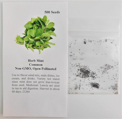 Qualtivate RES-3A Mint Common Green Seed(200 per packet)