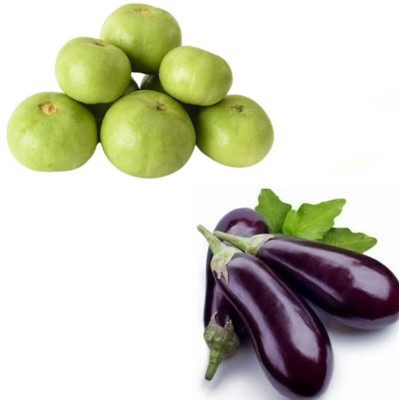 Garden Basket Mattar Begun pack of 2 Seed(100 g)