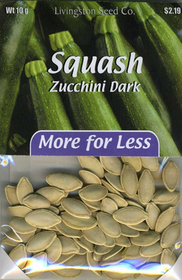 Qualtivate HUA-4A Dark Zucchini Seeds Seed(30 per packet)
