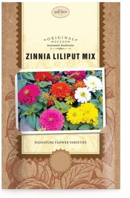 VibeX XL-46 - Zinnia Lilliput Flower - (90 Seeds) Seed(90 per packet)