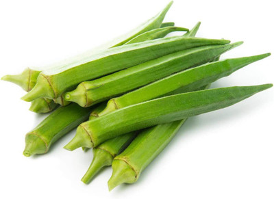 CYBEXIS Okra Seeds 100（Abelmoschus Esculentus) 800 Seeds Seed(800 per packet)