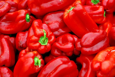 Quentova BIG RED Bell PEPPER Sweet Capsicum-10A-PUAS Seed(50 per packet)
