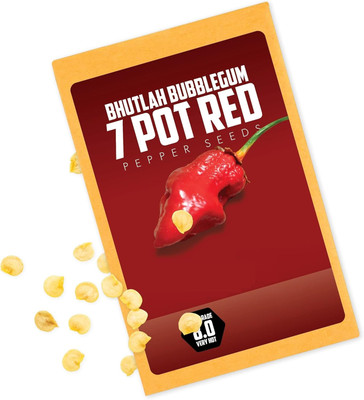 Biosnyg Hybrid Bubblegum 7 Pot Pepper Seeds For Kitchen Gardening-(2000 Seeds) Seed(2000 per packet)