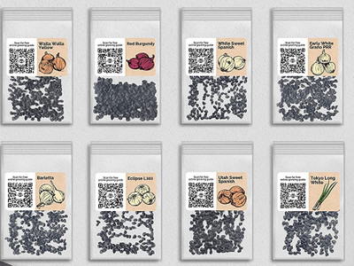 Qualtivate PUA-8A 8 Onion Variety Pack Combo Seed(500 per packet)