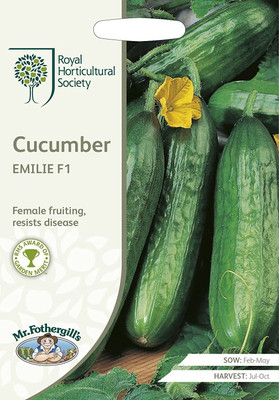 CYBEXIS Vegetable - RHS Cucumber Emilie F1 Seeds2000 Seeds Seed(2000 per packet)
