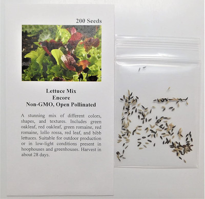 WILLVINE GBPUT-318 Lettuce Mix Encore Seed(200 per packet)