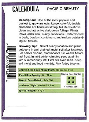CYBEXIS Calendula Healing Herb Seeds 100 Seeds Seed(100 per packet)