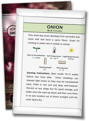 WILLVINE VXI-32 Red Creole Onion Seed for Planting-3000 Seeds Seed(3000 per packet)