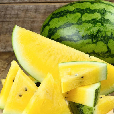 Farmonix Yellow Crimson Watermelon Seed(100 per packet)