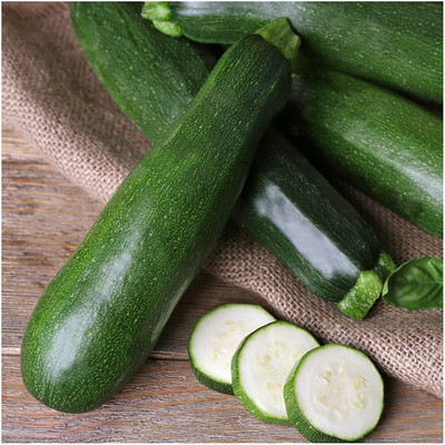 Qualtivate HUA-3A Zucchini Squash Green Hybrid Seeds Seed(30 per packet)