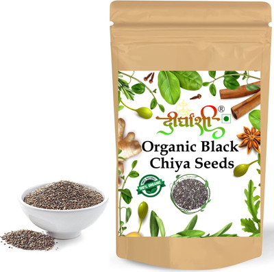 Dirghaanshi Chia Seed,Salvia Hispanica,Mexican Chia,Salba Chia,sia Seed,Chia Ginjalu Seed(125 g)