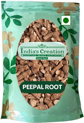 Indias Creation Piplamool Root, Ganthoda, Peepal Root, Pipalmool, Pipalmul Seed(50 g)
