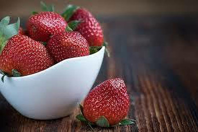 XOLDAA BEST QUALITY HYBRID STRAWBERRY Seed(145 per packet)