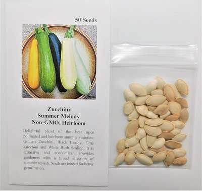 Qualtivate ATS-120 Zucchini Mix Seed for Planting Seed(100 per packet)