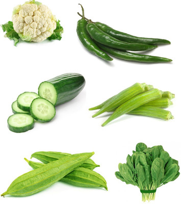 Cloud Farm Cauliflower, Chilli Jwala Pariksha, Cucumber Seed(60 per packet)