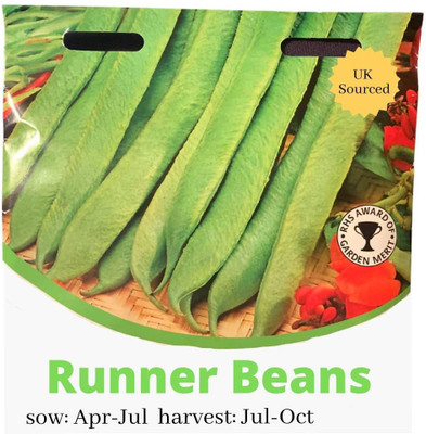 CYBEXIS Hybrid Seeds-Runner Bean800 Seeds Seed(800 per packet)