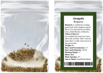CYBEXIS VXI-70 - Arugula Rocket Wild Roma - (750 Seeds) Seed(750 per packet)