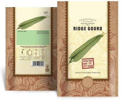 Qualtivate PUAS-3A Luffa Tori / Ridge Gourd Seed Seed(50 per packet)