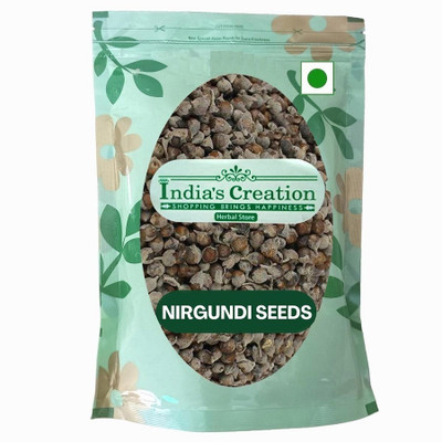 Indias Creation Nirgundi Seed, Vitex Negundo, Sambhalu Beej, Chaste Seed, Nirgundi Seed(50 g)