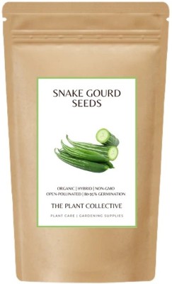 VibeX Heirloom Snake Gourd High Yield Vegetable Seeds[100 Gms, 500 Seeds] Seed(500 per packet)