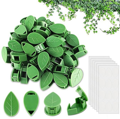 Btop Plant Climbing Wall Fixture Clip SELF-Adhesive Hook Plant Straightener Plant Straightener(Pack of 30)