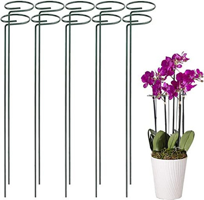 GOLDDUST Stake For Plants, Plants Support Stake, Garden Stakes, Metal Plant Stakes Plant Straightener(Pack of 5)