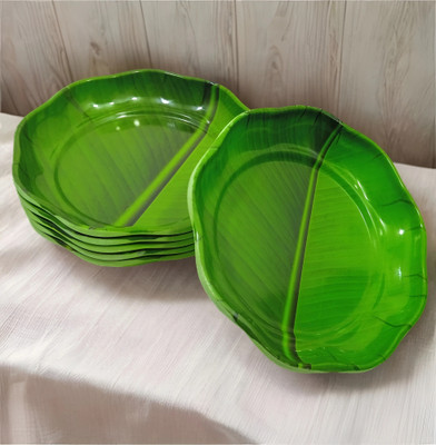 Inpro Serve Snacks in Style with our Melamine Small Designer Plate Set of 6 Quarter Plate(Pack of 6)