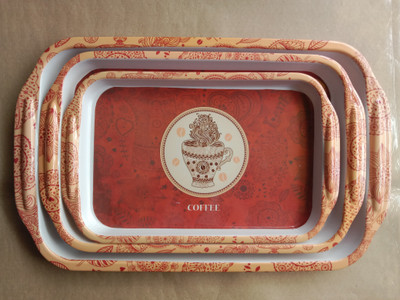 OSG IMPERIAL COLLECTION SERVING TRAY SET OF 3 Pcs Tray(Pack of 3)