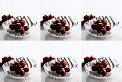 AFAST Self-Design Glass Patta Plate Use For Serving And Multi Use, Pack Of 6 - B6 Dinner Plate(Pack of 6)