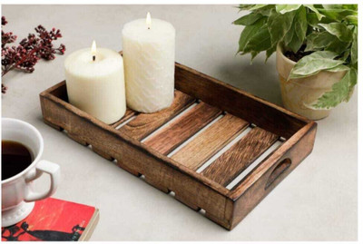 jaismin world Serving Tray, Platters Tray(Microwave Safe)