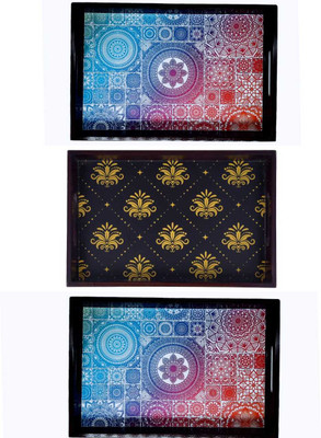 Angira handicrafts AHS-T0864 Tray(Pack of 3)