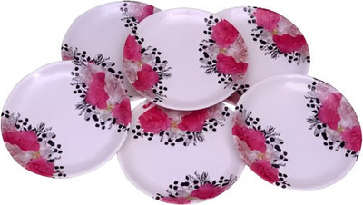 CARNIVAL CLASSIC ROUND MODEL NO-606, 7 INCH HALF DINNER PLATE SET 6 PCS OF MELAMINE Half Plate(Pack of 6)