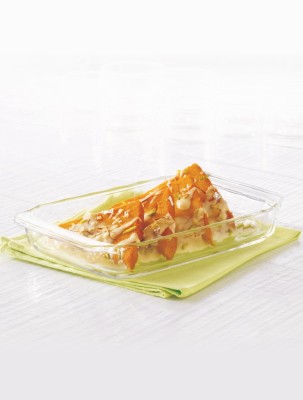 BOROSIL ICY22RD0122 Baking Dish(Microwave Safe)