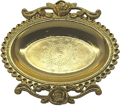 Rewrapp Oval Shape Lightweight Plastic Tray with Handle Tray