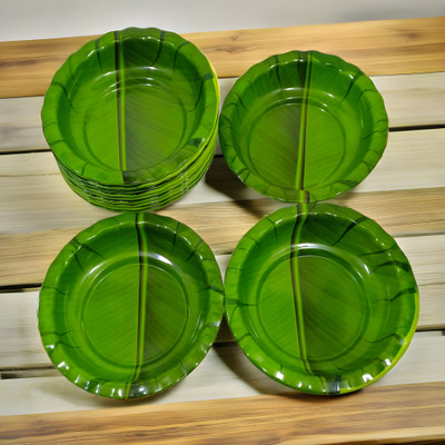 Inpro Elevate Your Dining Experience with our 12-Pcs Melamine Small Serving Plate Set Quarter Plate(Pack of 12, Microwave Safe)