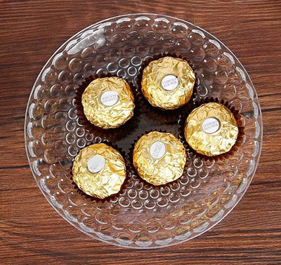 AFAST Self-Design Glass Plate Use For Serving And Multi Use - A1 Dinner Plate