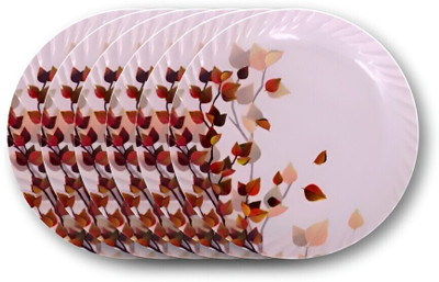 CARNIVAL SMART ROUND MODEL NO-511, 10 INCH FULL DINNER PLATE SET 6 PCS OF MELAMINE Dinner Plate(Pack of 6)