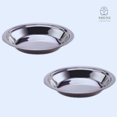 SHINI LIFESTYLE Stainless Steel Parat, Steel parat for kitchen, Parat steel Paraat(Pack of 2)