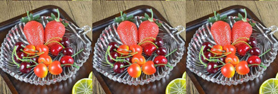 AFAST Self-Design Glass Patta Plate Use For Serving And Multi Use, Pack Of 3 - A3 Dinner Plate(Pack of 3)
