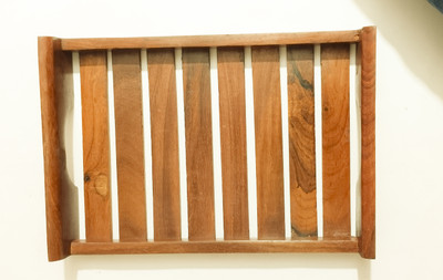CraftyBug wood tray Tray(Microwave Safe)