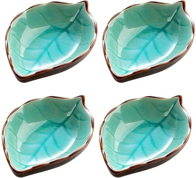 Dweloric Microwave Safe Dipping Bowls for Sauce, Chutney, Sushi, Snacks Chutney Plate(Pack of 4, Microwave Safe)