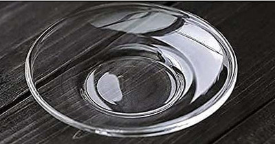AFAST Self-Design Glass Plain Plate Use For Serving And Multi Use - C1 Dinner Plate