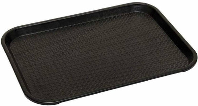TDMM Plastic Serving Trays Set Rectangular Serving Platter/Unbreakable Large Tray Set Pizza Tray(Microwave Safe)