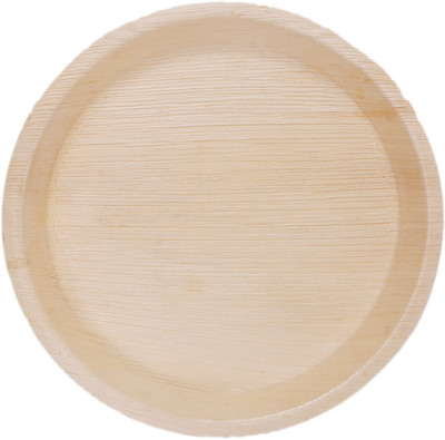 Ecodub 12 Inch plate Dinner Plate(Pack of 100, Microwave Safe)