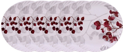 CARNIVAL CREZY(301)10 inch Full dinner Plate set 6 Pcs of Melamine Dinner Plate(Pack of 6)