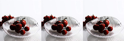 AFAST Self-Design Glass Patta Plate Use For Serving And Multi Use, Pack Of 3 - B3 Dinner Plate(Pack of 3)