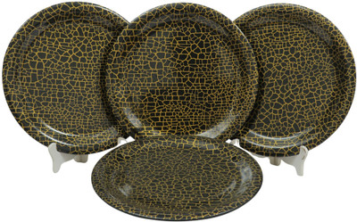 Ariya Melamine Serving Plate 11 Inches Dishwasher Safe Ideal for Home Dinner Dinner Plate(Pack of 4, Microwave Safe)