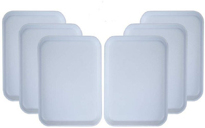 Kanha White Serving Tray - pack of 6 Tray(Pack of 6)